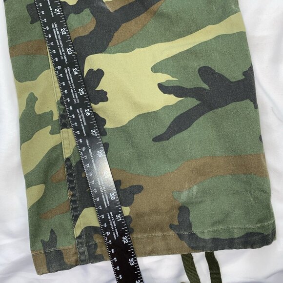 New Rothco Woodland Camo Paratrooper Fatigue Pants Mens 3XL 47”-51” 8 Pocket BDU - Picture 3 of 13